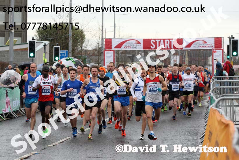 Sunderland City Half Marathon, Sunderland City Half Marathon and 10k. Photo: David T. Hewitson/Sports for All Pics